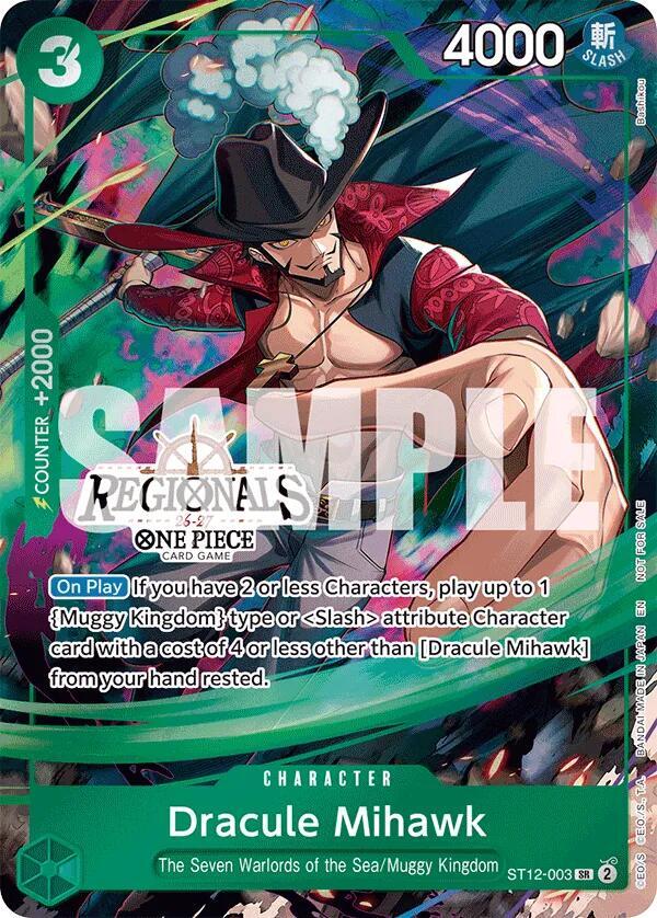 Dracule Mihawk (Regional Participation Pack 2026 Vol.1) ST12-003 card from One Piece Promotion Cards