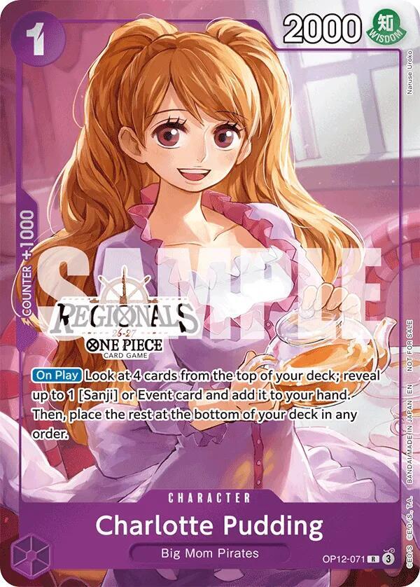 Charlotte Pudding (Regional Participation Pack 2026 Vol.1) OP12-071 card from One Piece Promotion Cards