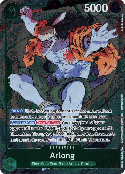 Arlong (Dash Pack) OP15-023 card from Adventure on Kami's Island