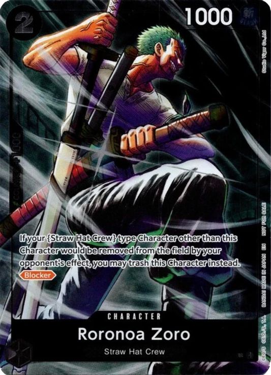 Roronoa Zoro (Dash Pack) OP15-094 card from Adventure on Kami's Island