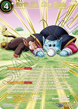 North Kai, Wise Guide (SPR) BT30-114 card from Three Glorious Fighters