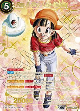 Pan & Giru, Like-Minded (SPR) BT30-127 card from Three Glorious Fighters
