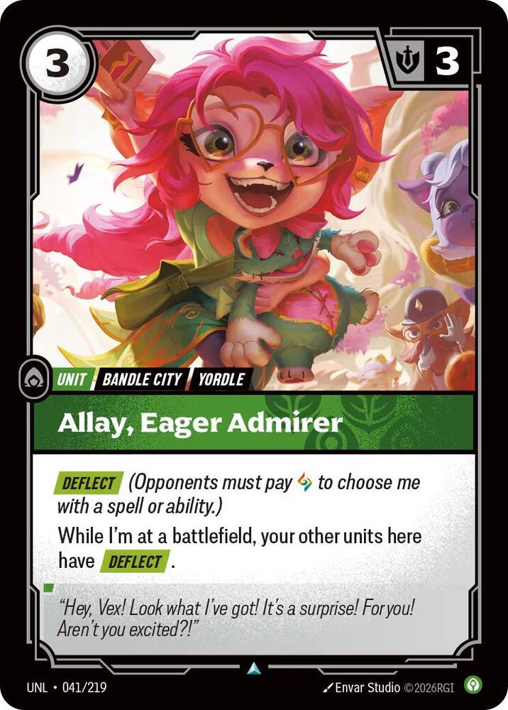 Allay, Eager Admirer 041/219 card from Unleashed