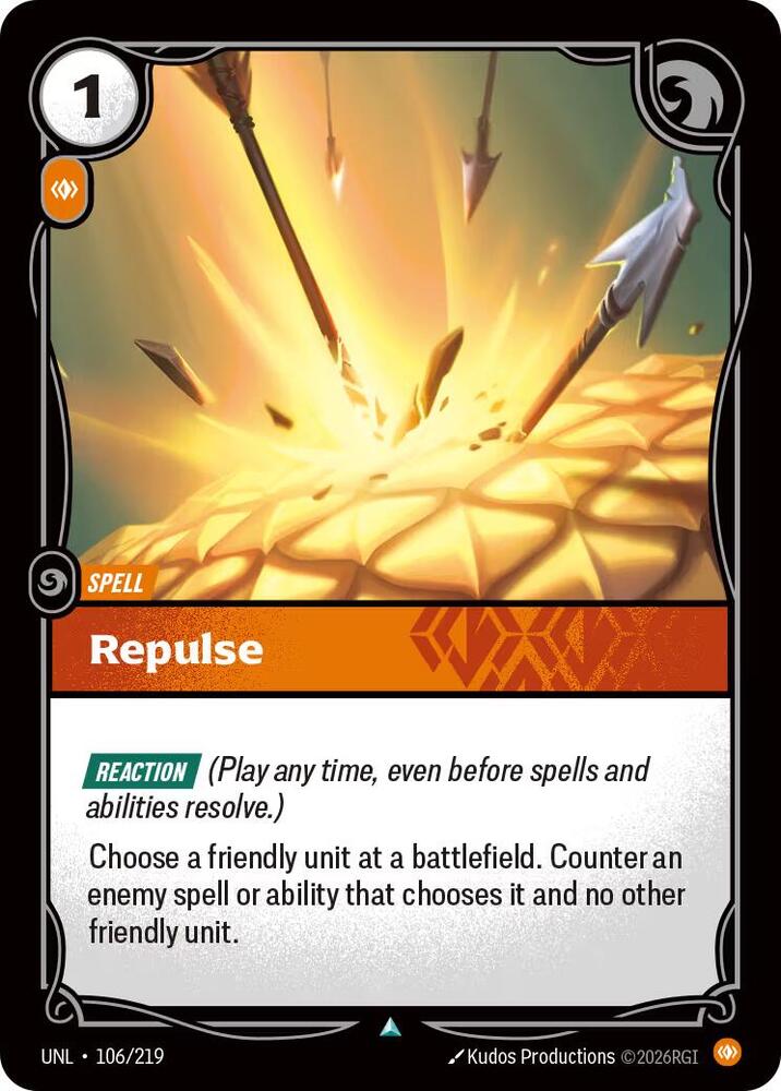 Repulse 106/219 card from Unleashed