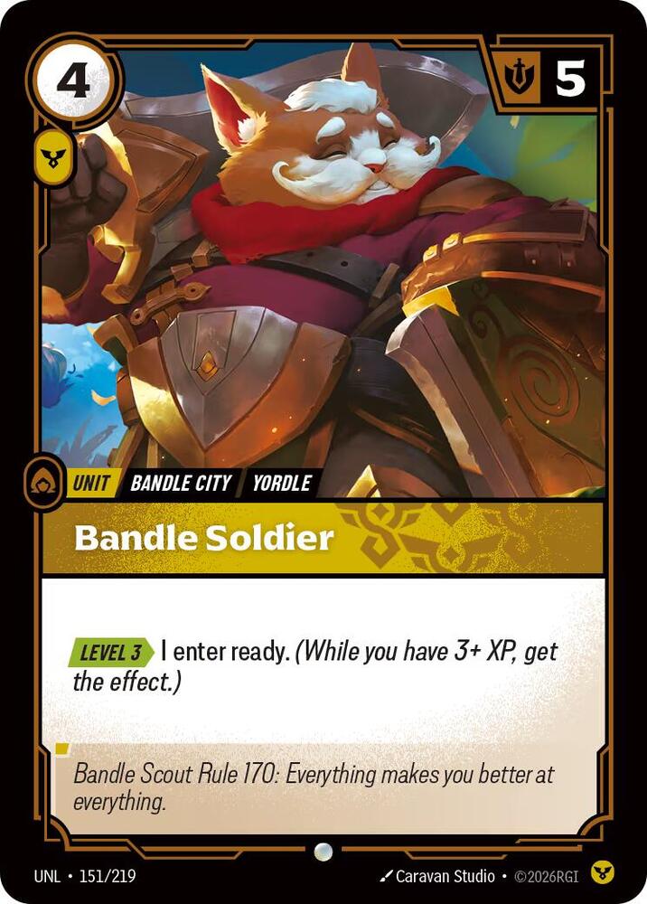 Bandle Soldier 151/219 card from Unleashed