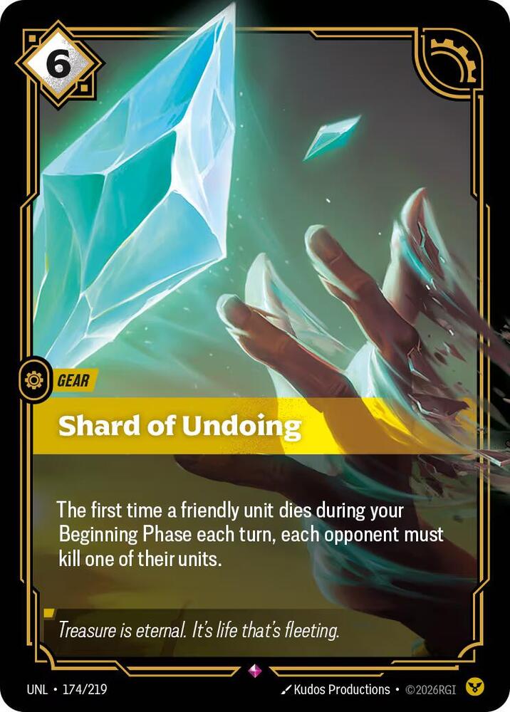 Shard of Undoing 174/219 card from Unleashed