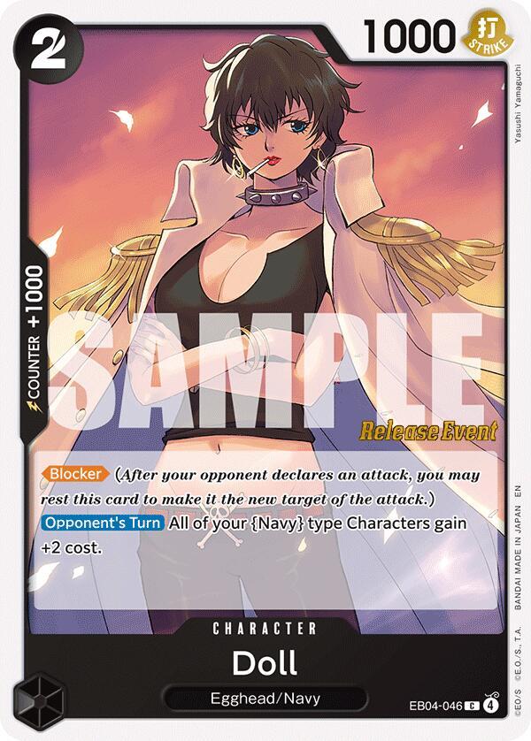 Doll EB04-046 card from Adventure on Kami's Island Release Event Cards