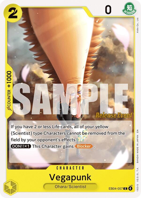 Vegapunk EB04-057 card from Adventure on Kami's Island Release Event Cards