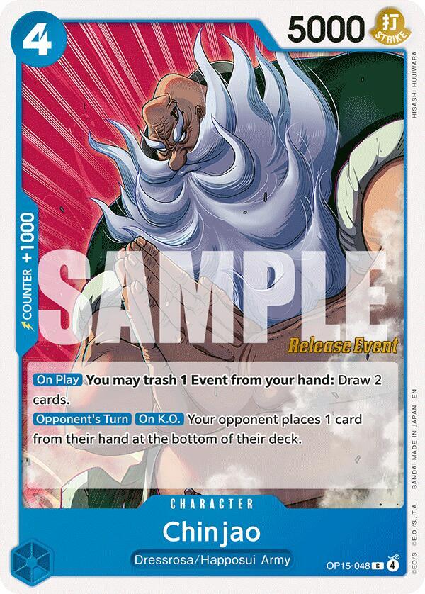 Chinjao OP15-048 card from Adventure on Kami's Island Release Event Cards