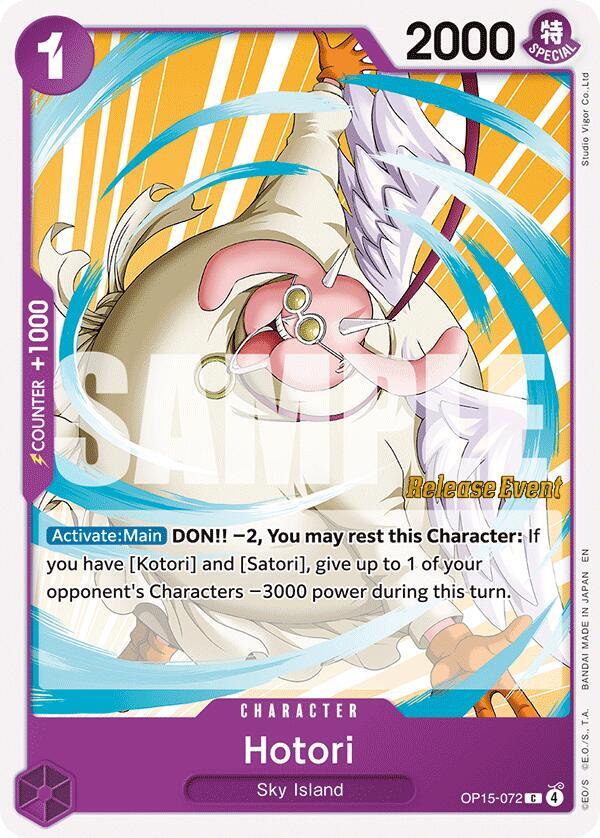 Hotori OP15-072 card from Adventure on Kami's Island Release Event Cards