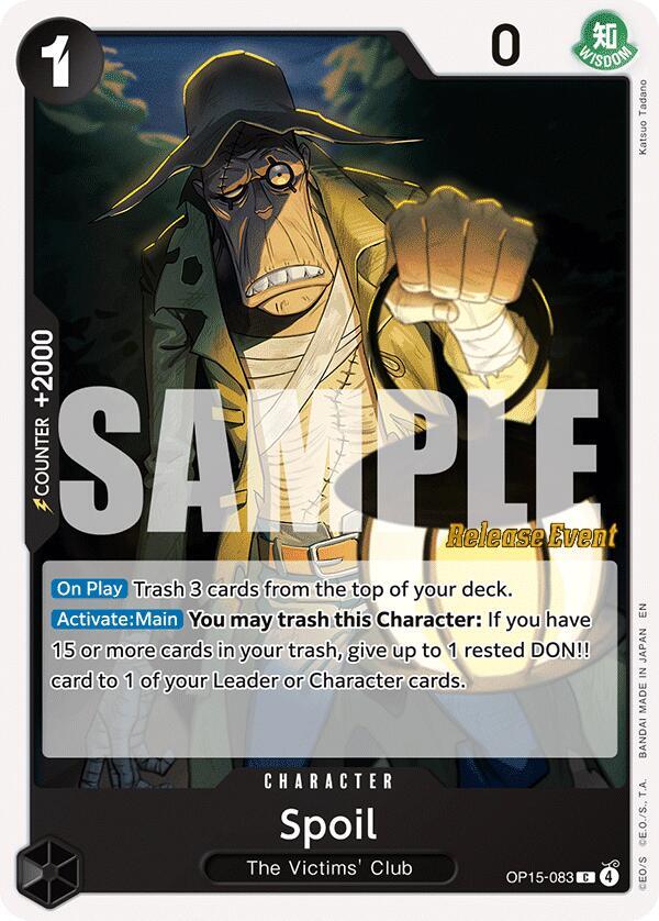 Spoil OP15-083 card from Adventure on Kami's Island Release Event Cards