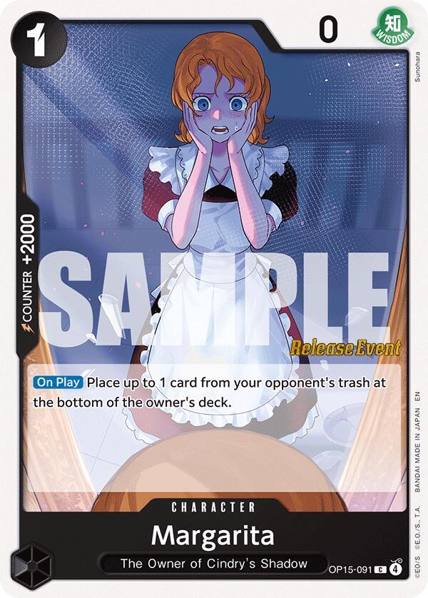 Margarita OP15-091 card from Adventure on Kami's Island Release Event Cards