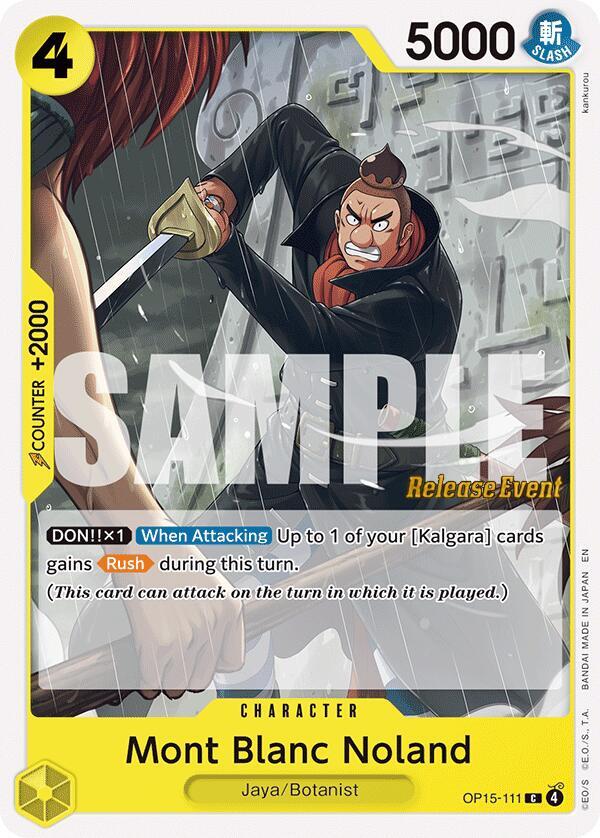 Mont Blanc Noland OP15-111 card from Adventure on Kami's Island Release Event Cards