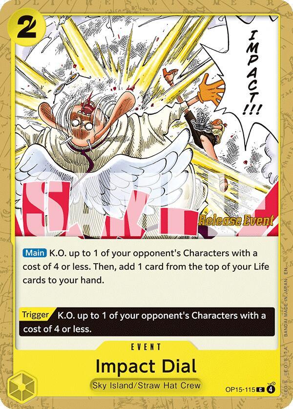 Impact Dial OP15-115 card from Adventure on Kami's Island Release Event Cards