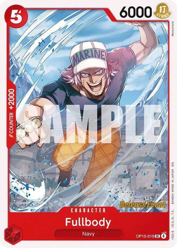 Fullbody OP15-016 card from Adventure on Kami's Island Release Event Cards