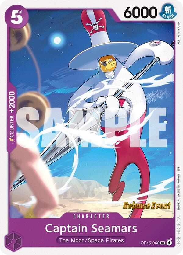 Captain Seamars OP15-062 card from Adventure on Kami's Island Release Event Cards