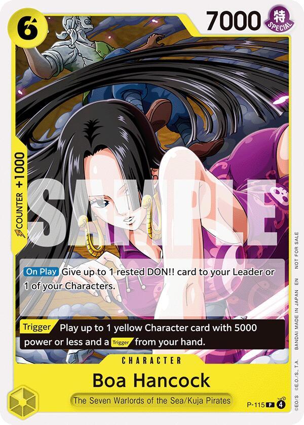 Boa Hancock (OP15 Release Event) P-115 card from One Piece Promotion Cards