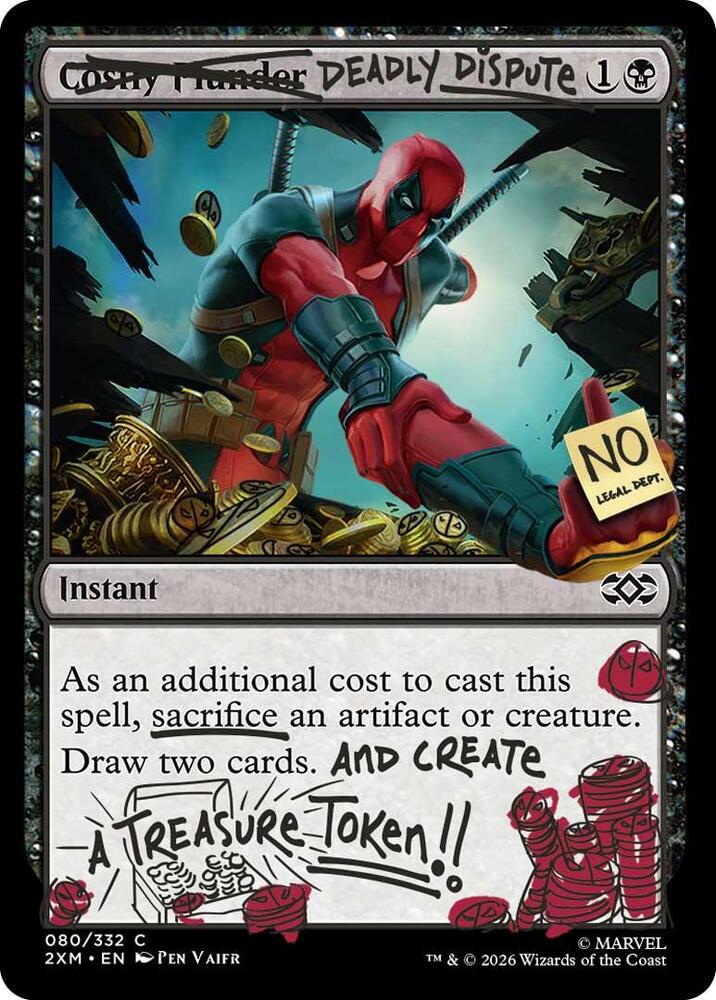 Deadly Dispute 80 card from Secret Lair Drop Series