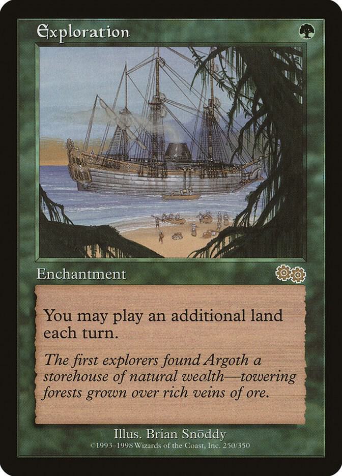 Exploration card from Urza's Saga