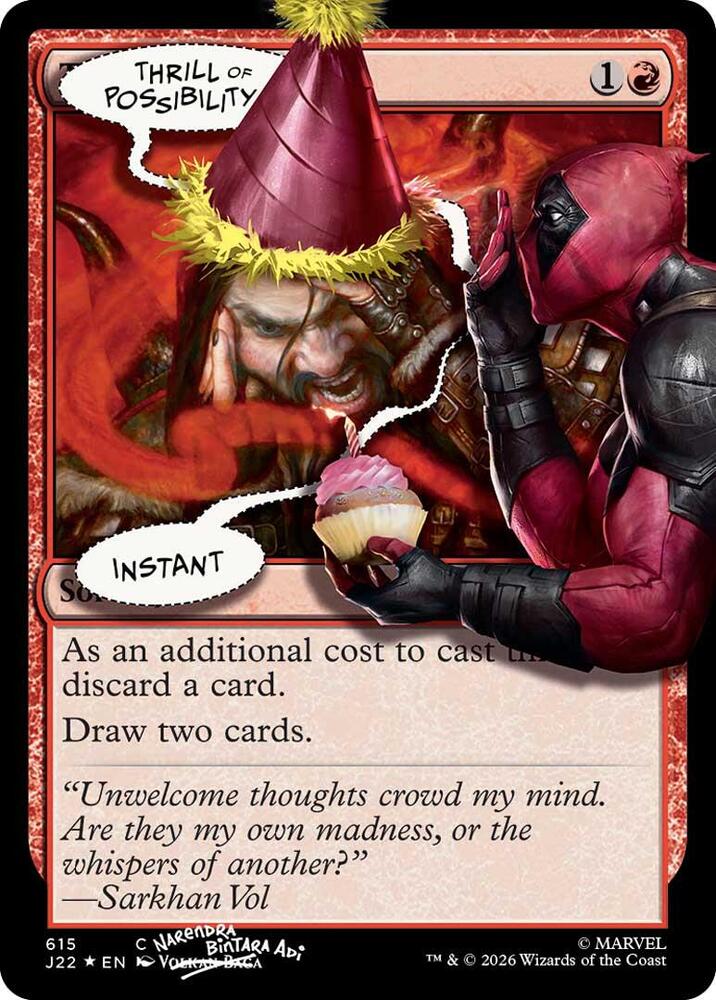 Thrill of Possibility (Pool Party Foil) 615 card from Secret Lair Drop Series