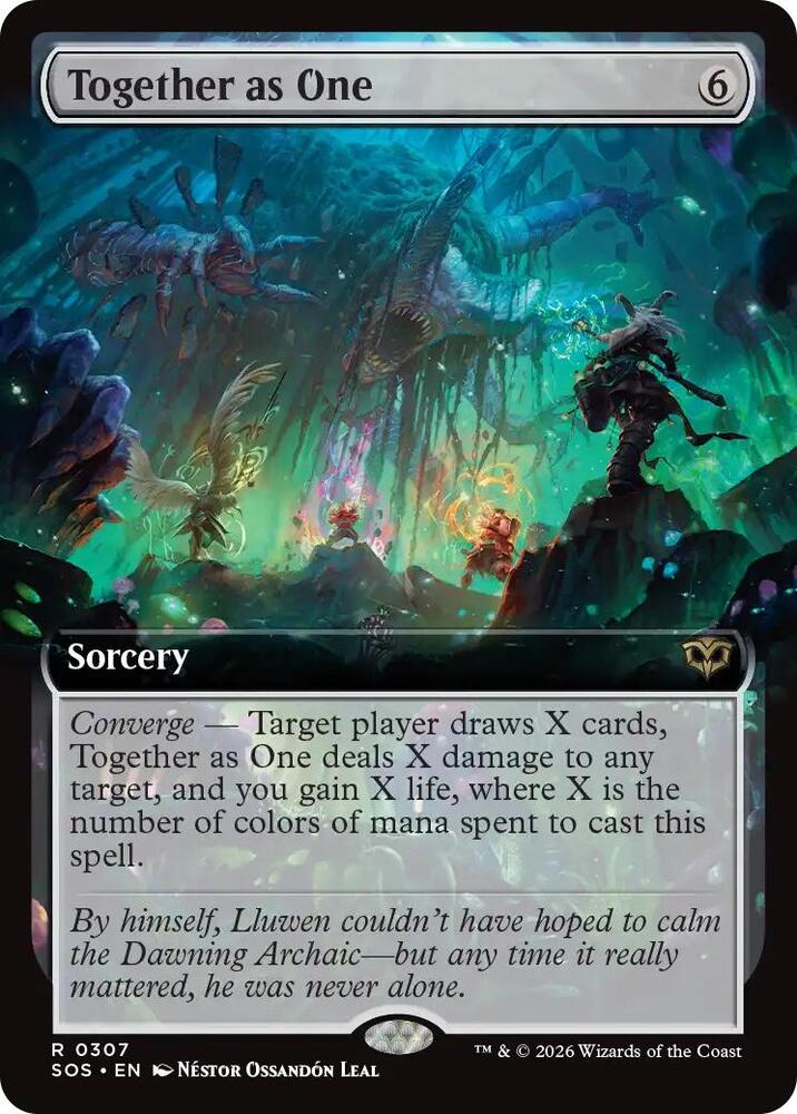 Together as One (Extended Art) 307 card from Secrets of Strixhaven