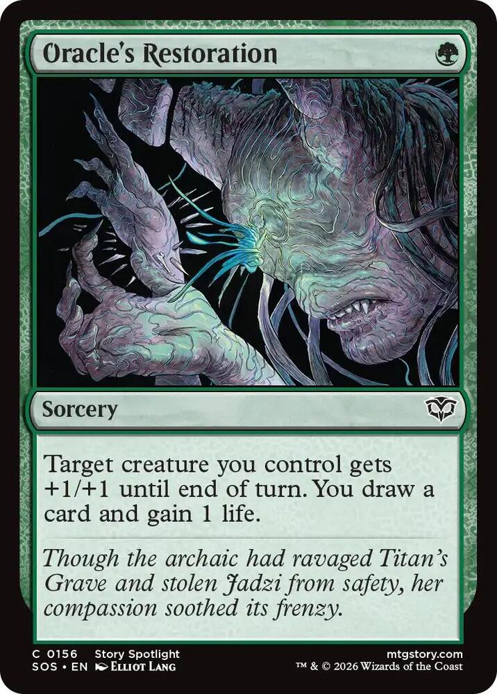 Oracle's Restoration 156 card from Secrets of Strixhaven