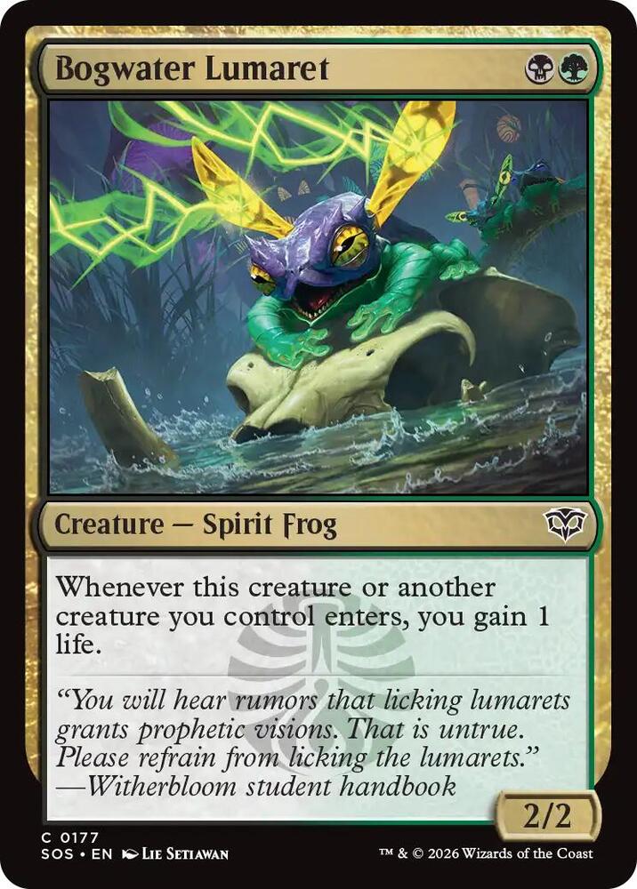 Bogwater Lumaret 177 card from Secrets of Strixhaven