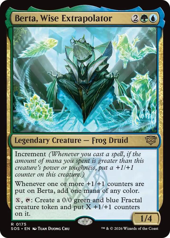 Berta, Wise Extrapolator 175 card from Secrets of Strixhaven