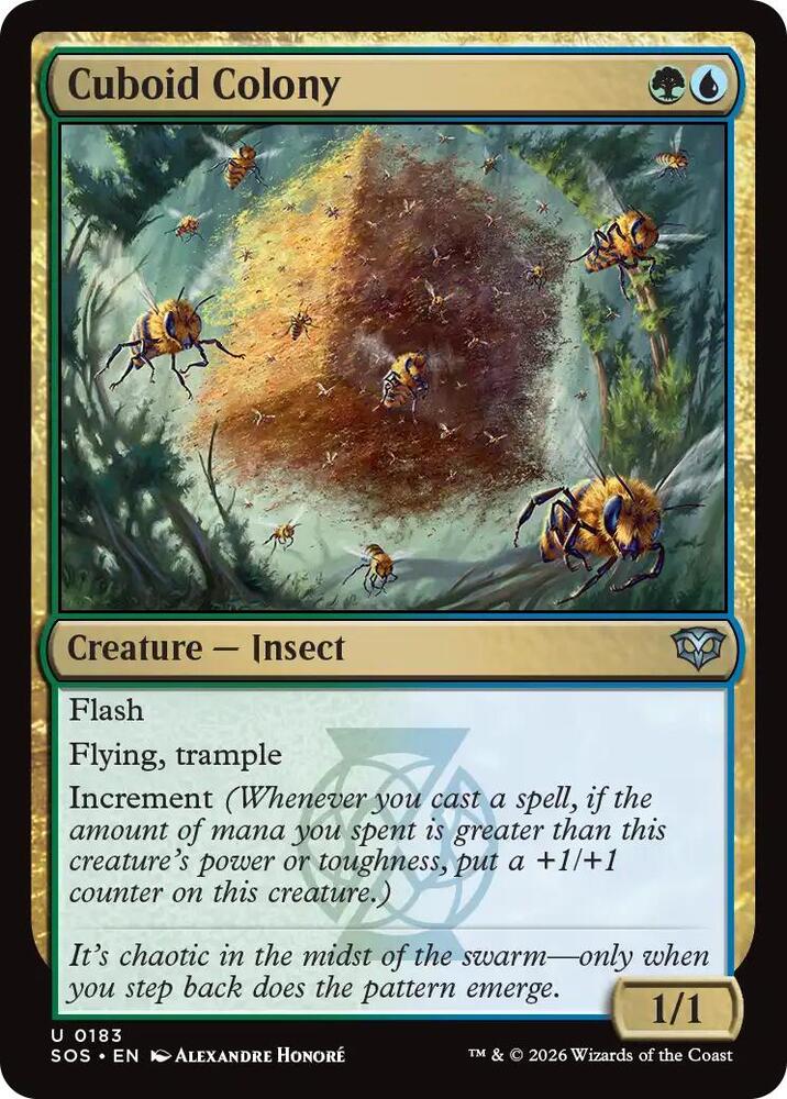 Cuboid Colony 183 card from Secrets of Strixhaven