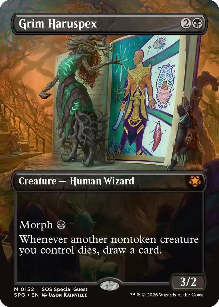 Grim Haruspex (Borderless) 152 card from Special Guests