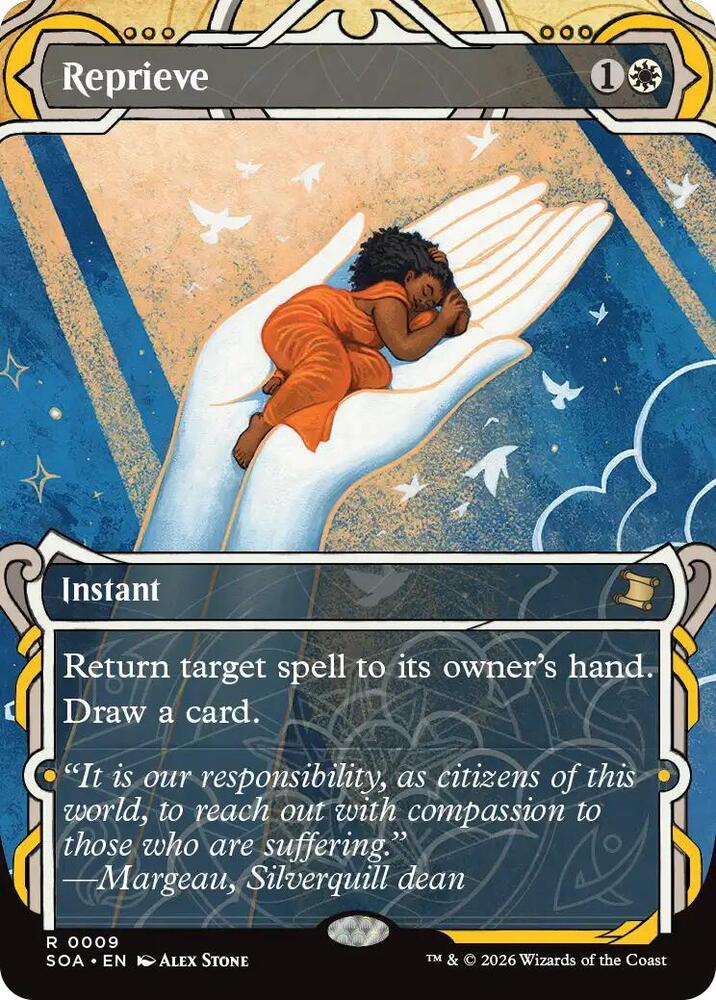 Reprieve 9 card from Secrets of Strixhaven: Mystical Archive