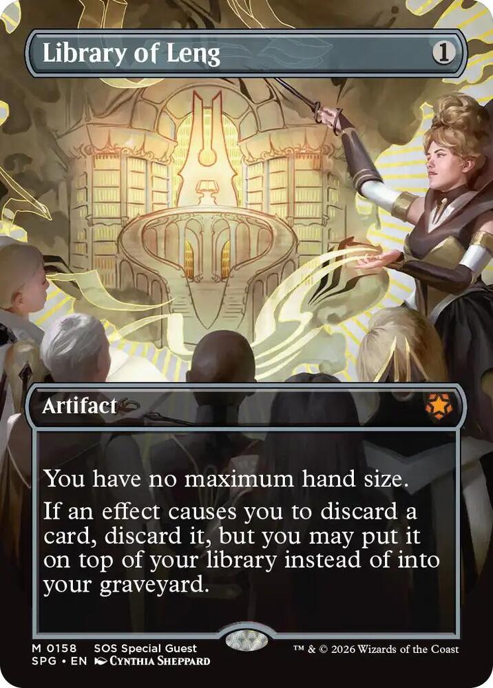 Library of Leng (Borderless) 158 card from Special Guests