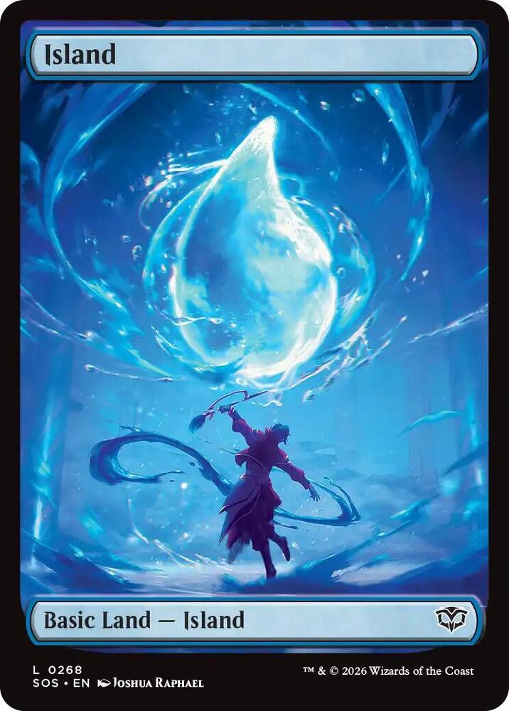 Island 268 card from Secrets of Strixhaven