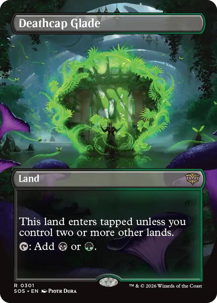 Deathcap Glade (Borderless) 301 card from Secrets of Strixhaven