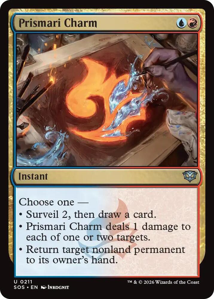 Prismari Charm 211 card from Secrets of Strixhaven