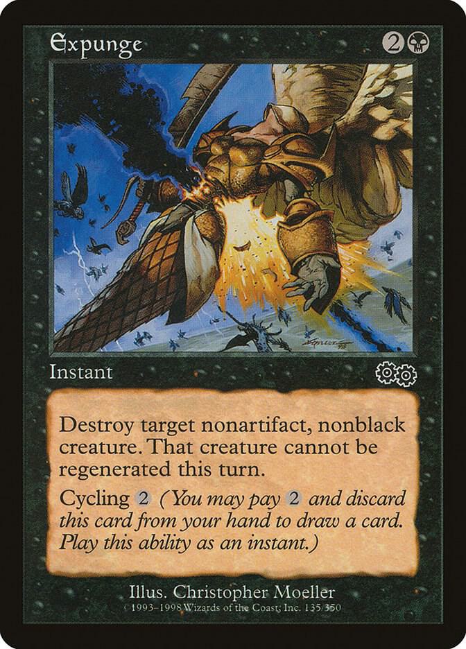 Expunge 135 card from Urza's Saga