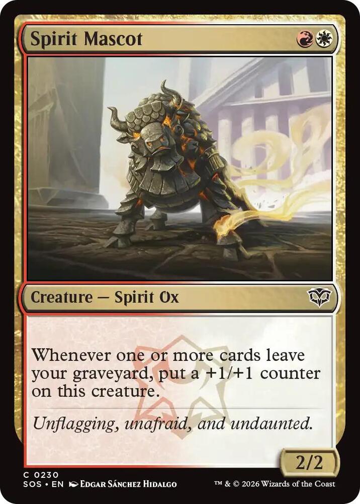 Spirit Mascot 230 card from Secrets of Strixhaven