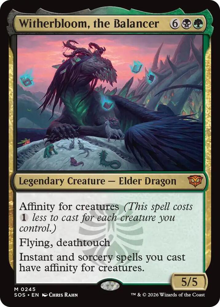 Witherbloom, the Balancer 245 card from Secrets of Strixhaven