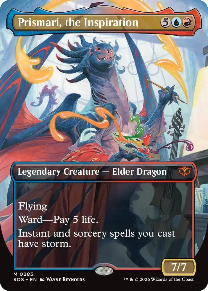 Prismari, the Inspiration (Borderless) 285 card from Secrets of Strixhaven
