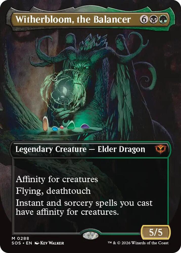 Witherbloom, the Balancer (Borderless) 288 card from Secrets of Strixhaven