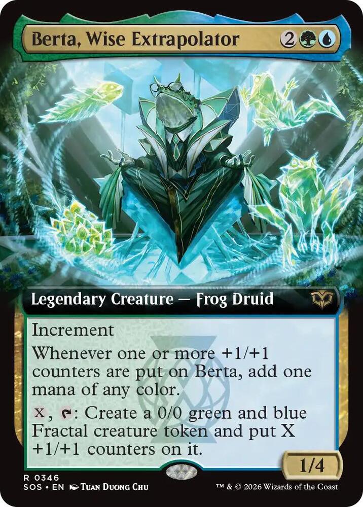 Berta, Wise Extrapolator (Extended Art) 346 card from Secrets of Strixhaven