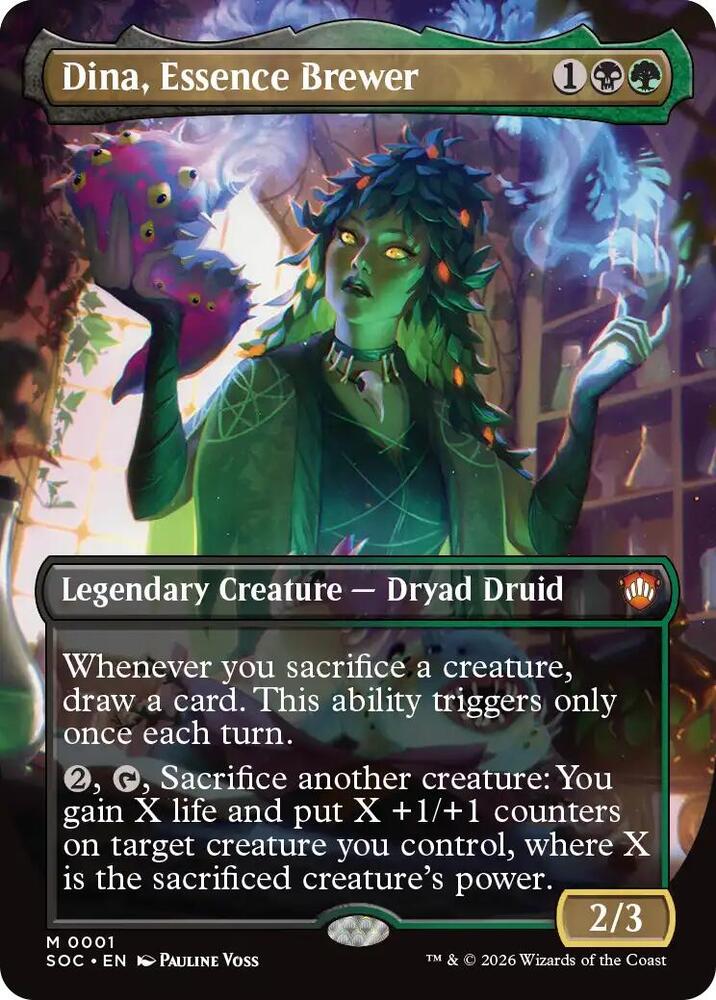 Dina, Essence Brewer (Borderless) 1 card from Commander: Secrets of Strixhaven