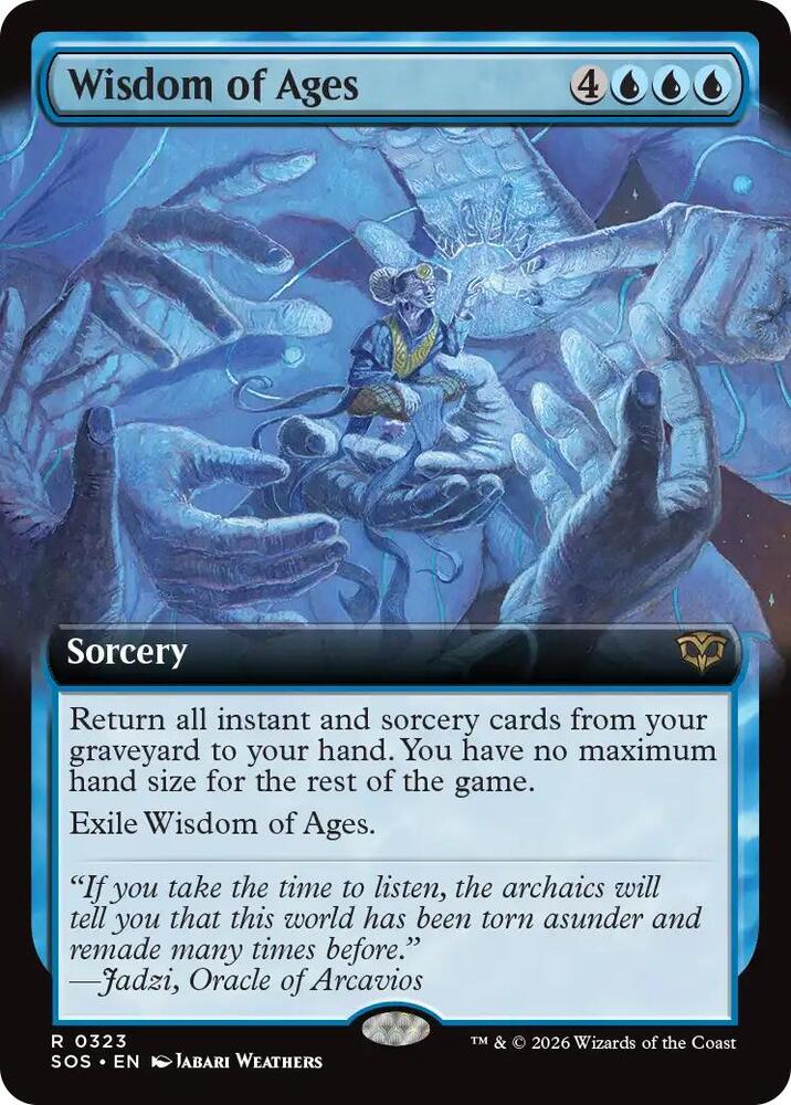 Wisdom of Ages (Extended Art) 323 card from Secrets of Strixhaven