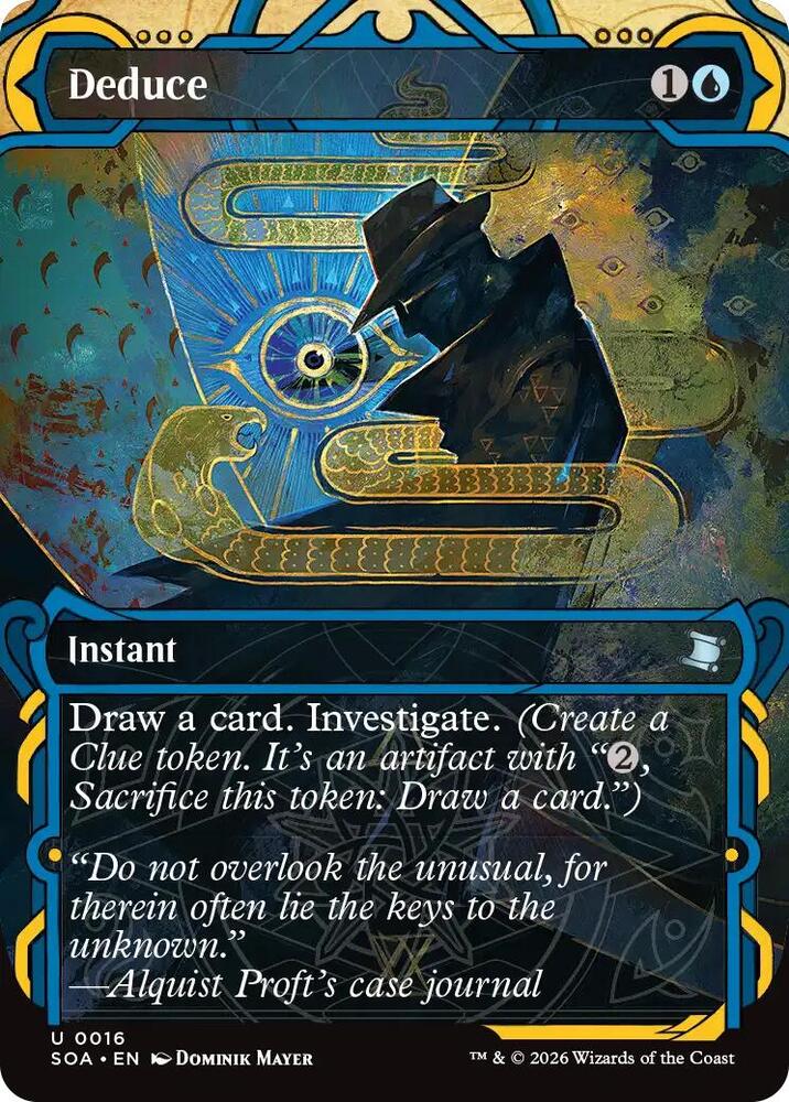 Deduce 16 card from Secrets of Strixhaven: Mystical Archive