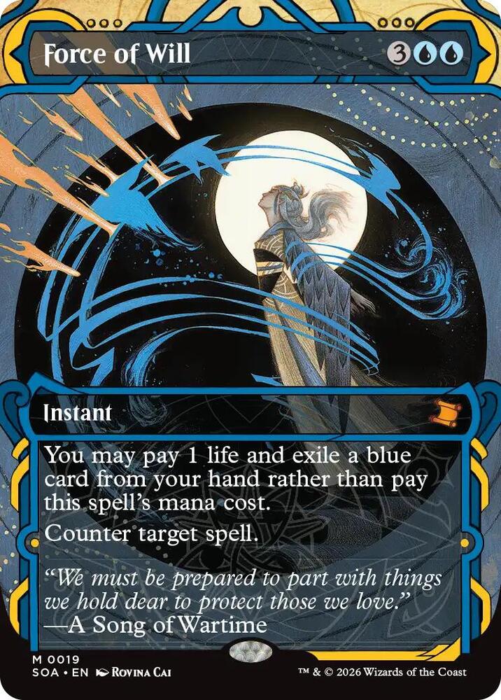 Force of Will 19 card from Secrets of Strixhaven: Mystical Archive