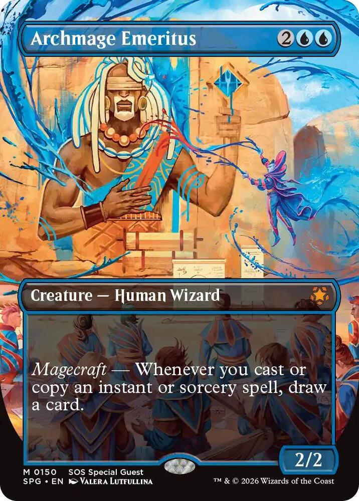 Archmage Emeritus (Borderless) 150 card from Special Guests