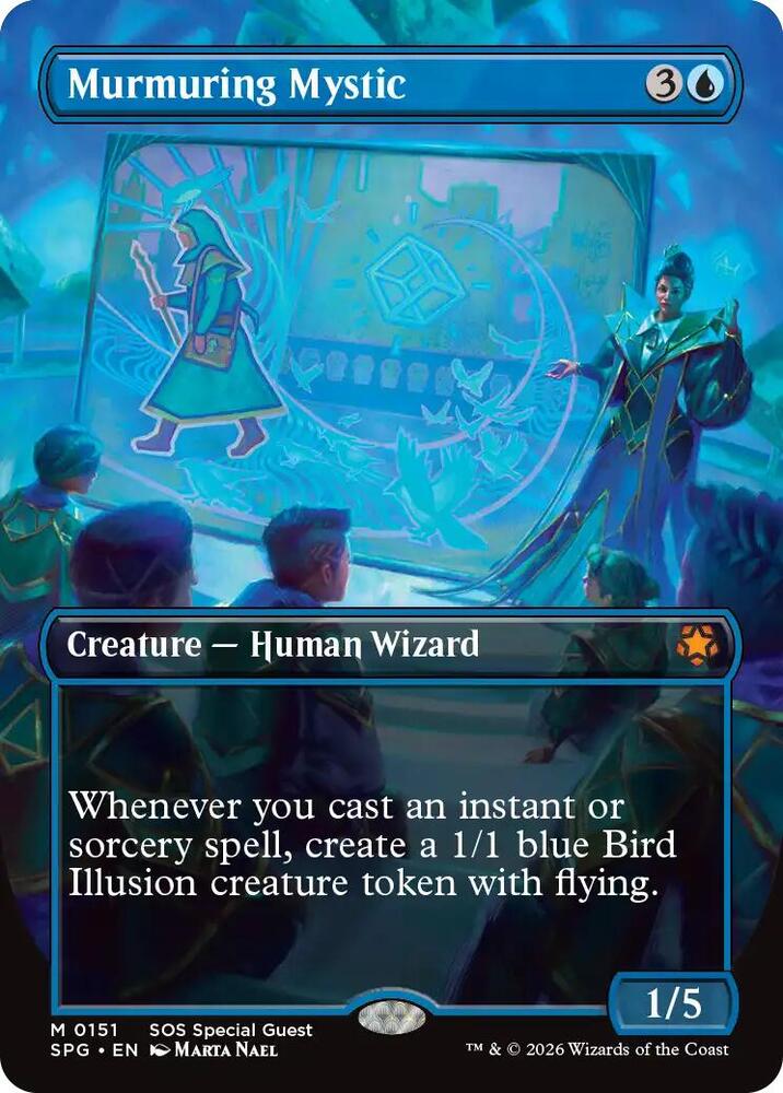 Murmuring Mystic (Borderless) 151 card from Special Guests