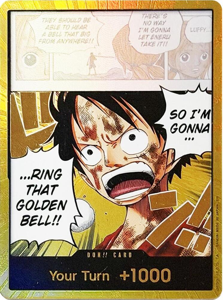 DON!! Card (Luffy) (Gold) card from Adventure on Kami's Island