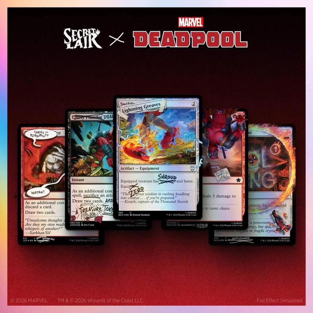 Secret Lair Drop: Secret Lair x Marvel's Deadpool: I Fixed It (You're Welcome) - Traditional Foil Edition card from Secret Lair Drop Series