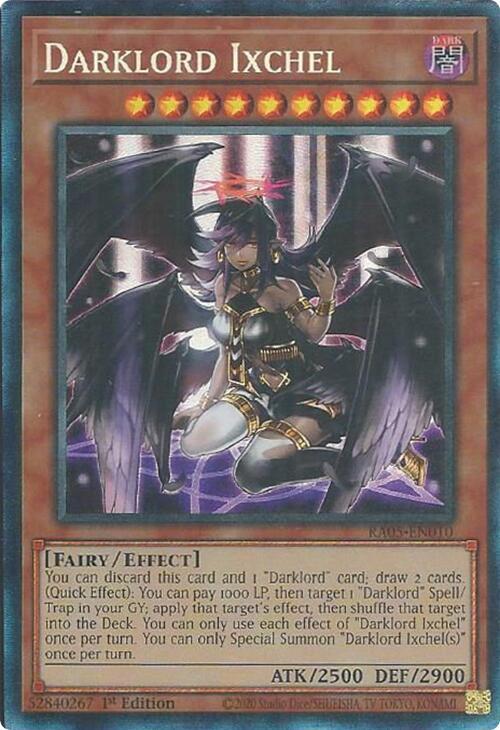 Darklord Ixchel (PCR) RA05-EN010 card from Rarity Collection 5